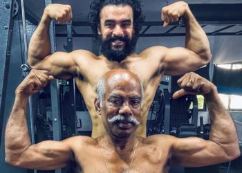 Malayalam star Tovino Thomas,