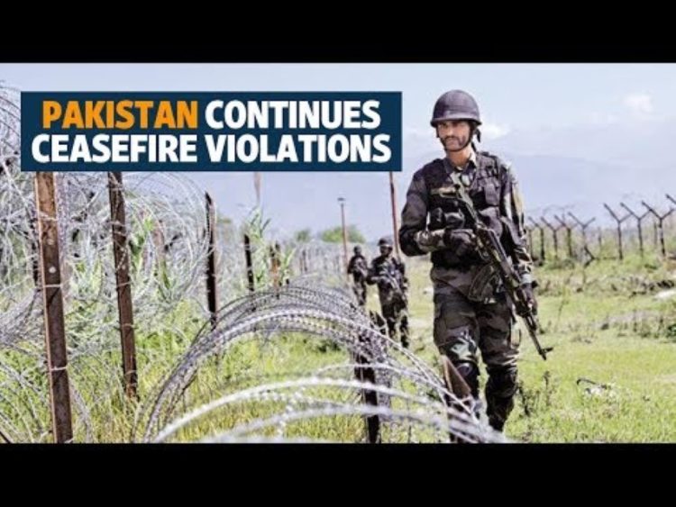 Pakistan continues to violate ceasefire on J&K LoC