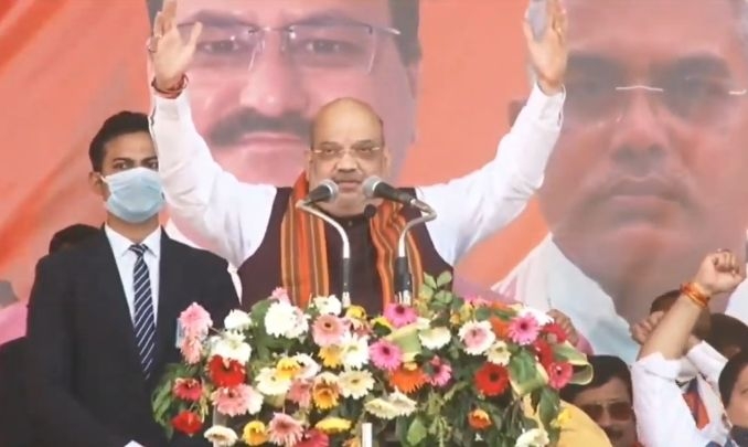 Shah reaches Guwahati to kick start BJP’s Assembly poll campaign