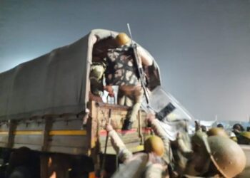 Situation normal at Ghazipur border as security forces withdrawn after midnight, Ghazipur border