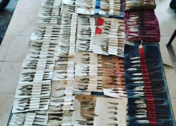 West Godavari police seize 482 cock knives, 8 gambling boards