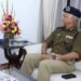 Police chief felicitates constable for saving elderly couple