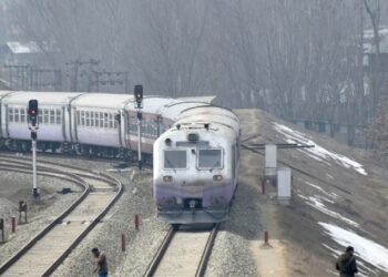 Train services resume in Kashmir Valley after 11 months