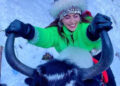 Urvashi Rautela poses on yak to celebrate 35 million Instafam