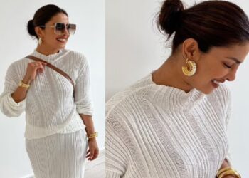 Priyanka Chopra goes all-white to celebrate Pride Month