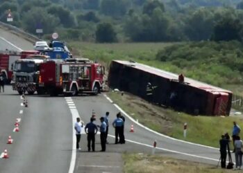 Bus swerves off road in Croatia: 10 killed, 44 injured