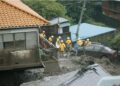 Japan rescue work continues after deadly landslides, 20 missing