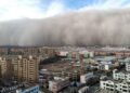 Powerful sandstorm engulfs city in north-western China
