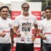 Milind Soman finishes 8-day barefoot run at Statue of Unity