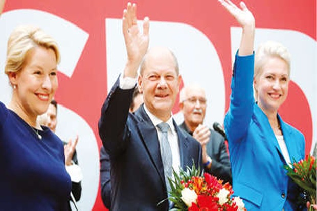 German SPD seeks 3-way alliance to succeed Merkel