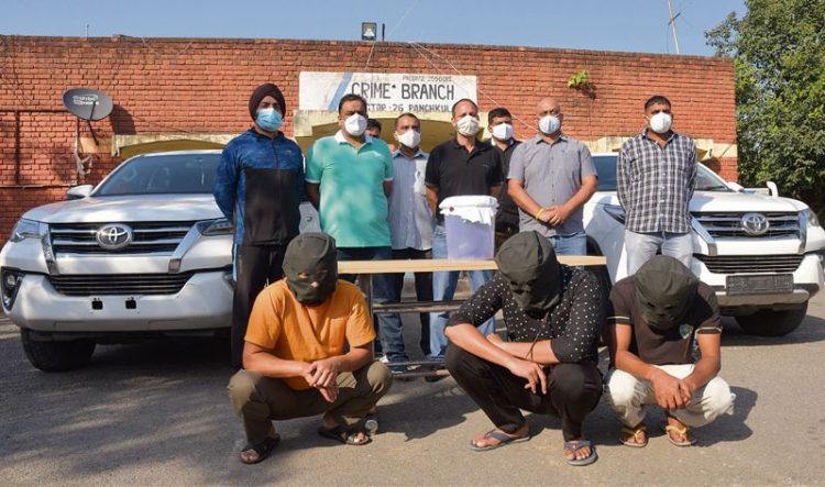 Four car thieves arrested in Panchkula