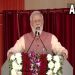 Padma Shri recipient presents portrait to PM Modi