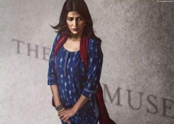 I froze sitting under the cold shower while shooting for Bestseller: Shruti Haasan