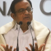 BJP is afraid of Congress ideology, says P. Chidambaram