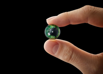 Novel AR-based smart contact lenses can be used as computer screen