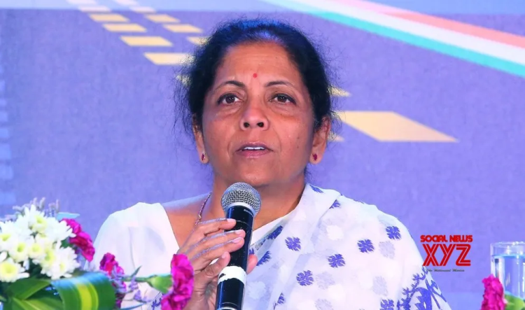 Sitharaman gets up from seat to offer water to NSDL MD, receives praise