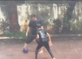 Aamir Khan Enjoys Playing Football With Son Azad Khan In The Mumbai Rains!