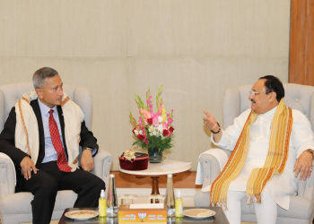 Nadda meets Singapore minister, discusses bilateral ties