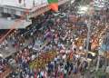 Nadda holds road show in Hyderabad