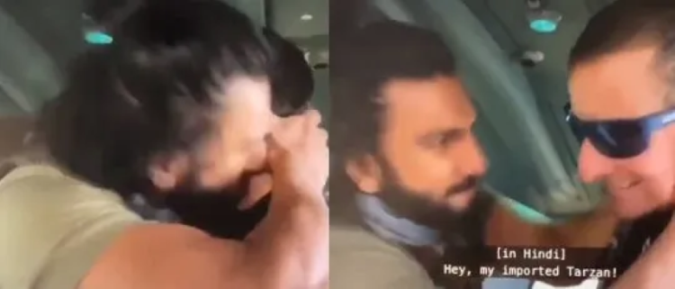 Netizens roast Ranveer Singh for kissing Bear Grylls