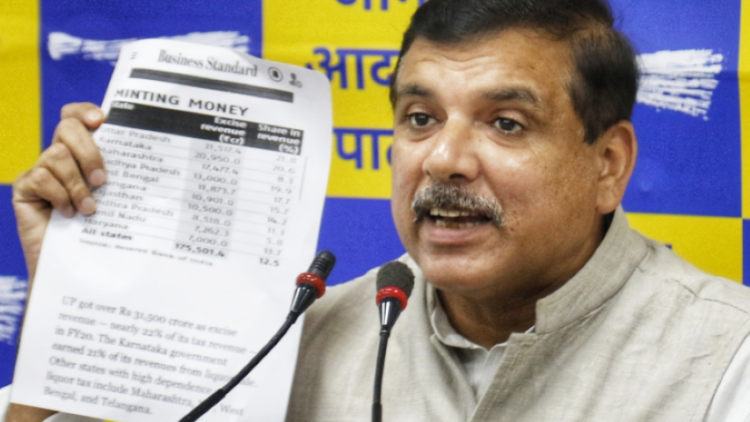 Liquor policy not the issue, but to defame Kejriwal’s health, education model: AAP MP