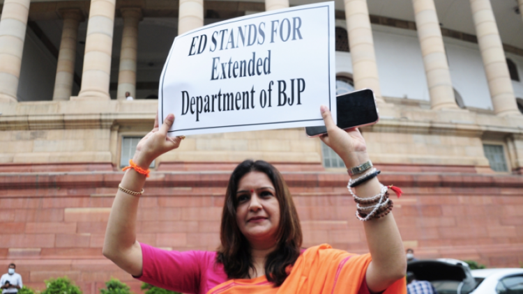 Raut’s arrest a ‘political conspiracy’, attempt to silence opponents: Priyanka Chaturvedi