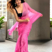 Shama Sikander’s Pink Saree is totally Matching the Monsoon Vibes