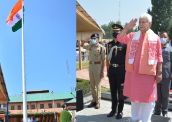 J&K L-G dedicates tricolour atop 120 ft flagpost to nation at Pulwama