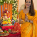 TV actress Kajal Pisal bids adieu to Ganpati