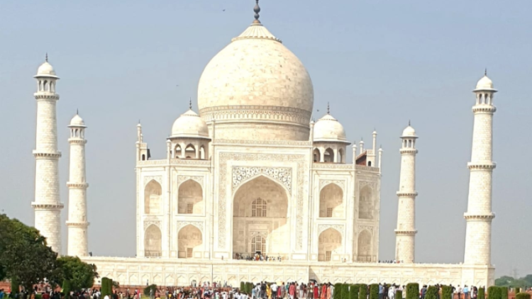 Taj Mahal dazzles after recent rains as Yamuna level rises