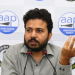 AAP burns effigy of ‘BJP Ke Koode Ka Ravan’ at 3,500 places on Dussehra eve
