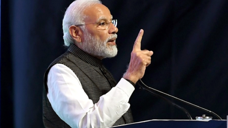 PM appeals to people to teach lesson to those who insult Gujarat