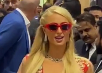 Paris Hilton goes desi for her perfume launch event in Mumbai