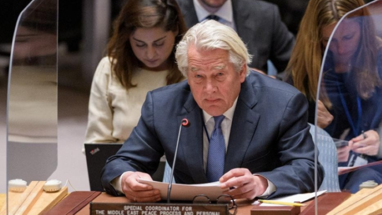 UN Mideast envoy worried about increased violence in West Bank