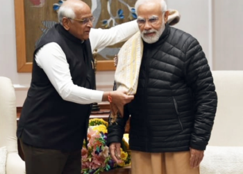 Gujarat CM in Delhi, meets President, PM, Union Ministers