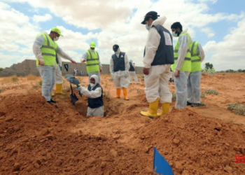 8 bodies recovered from mass grave in Libya