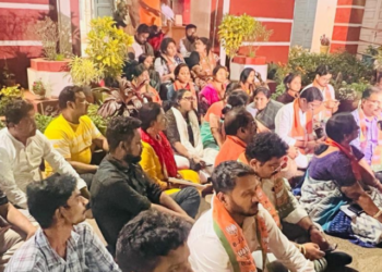 BJP launches protest outside police station in Odisha over arrest of BJYM activists