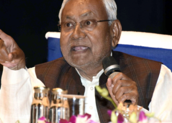 Bihar CM loses cool after seeing English display board at Vidhan Parishad