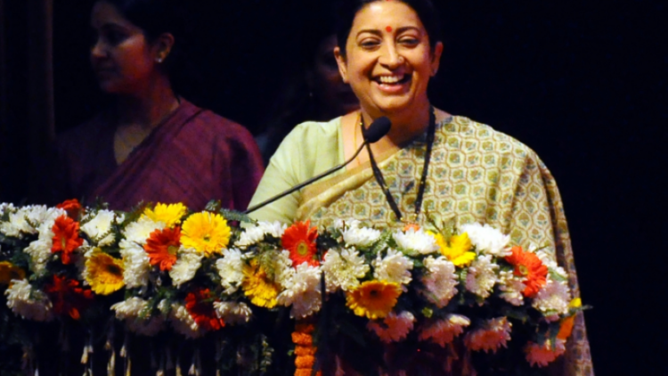 Development of nation not possible without women’s participation: Smriti Irani