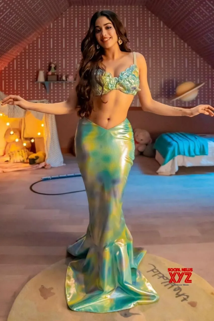 Janhvi Kapoor Turns Into The Little Mermaid