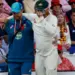 Ashes 2023: Nathan Lyon limps off the field after suffering right calf injury while fielding (ld)