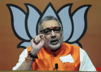 Giriraj Singh takes jibe on Nitish Kumar’s ‘aspirations’ to become Oppn’s PM face