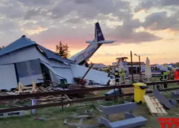 5 killed as light aircraft crashes into hangar in Poland