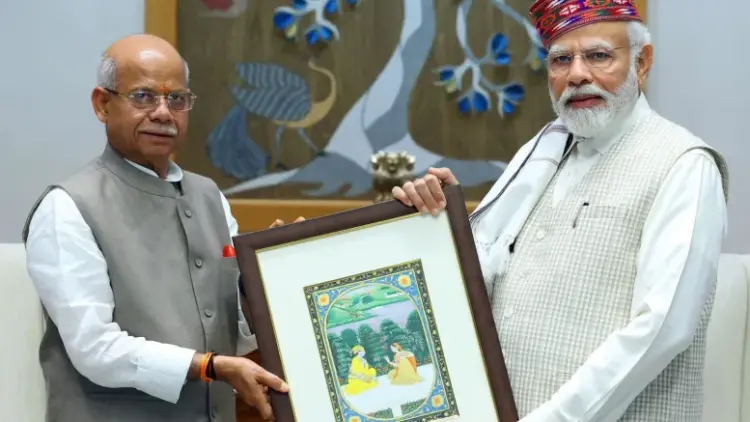 Himachal Guv meets PM Modi, apprises PM about losses incurred due to rains