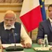 PM Modi holds delegation-level talks with French Prez