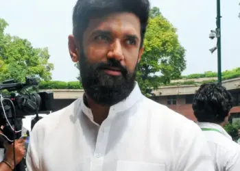 Chirag Paswan seeks blessings from people of Jamui