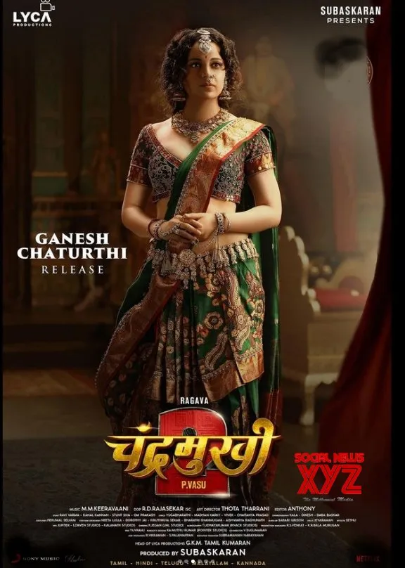 Kangana Ranaut’s new look as Chandramukhi unveiled in ‘Chandramukhi 2’ poster