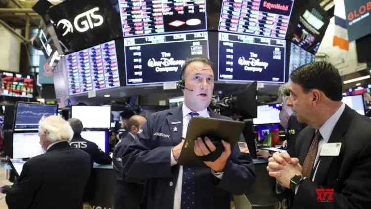 US stocks traded lower after rating downgrade