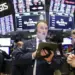 US stocks traded lower after rating downgrade