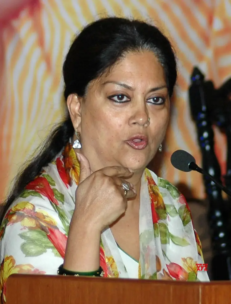 ‘How long will Raj CM Gehlot hide gang rape incidents’, asks ex-CM Vasundhara Raje